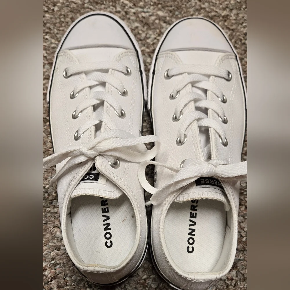 Converse All star Chuck taylor white shoes unisex